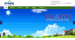 Desktop Screenshot of prayaginfra.com